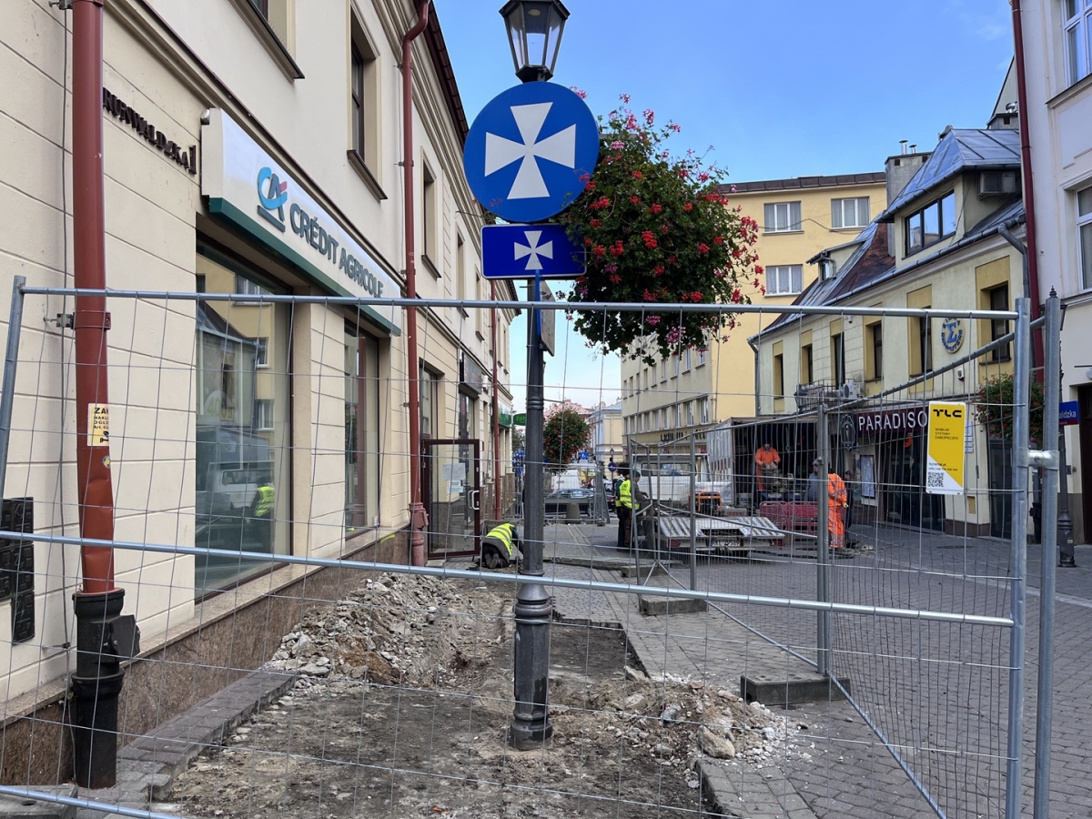 Przebudowa ul. Grunwaldzkiej [październik 2023]